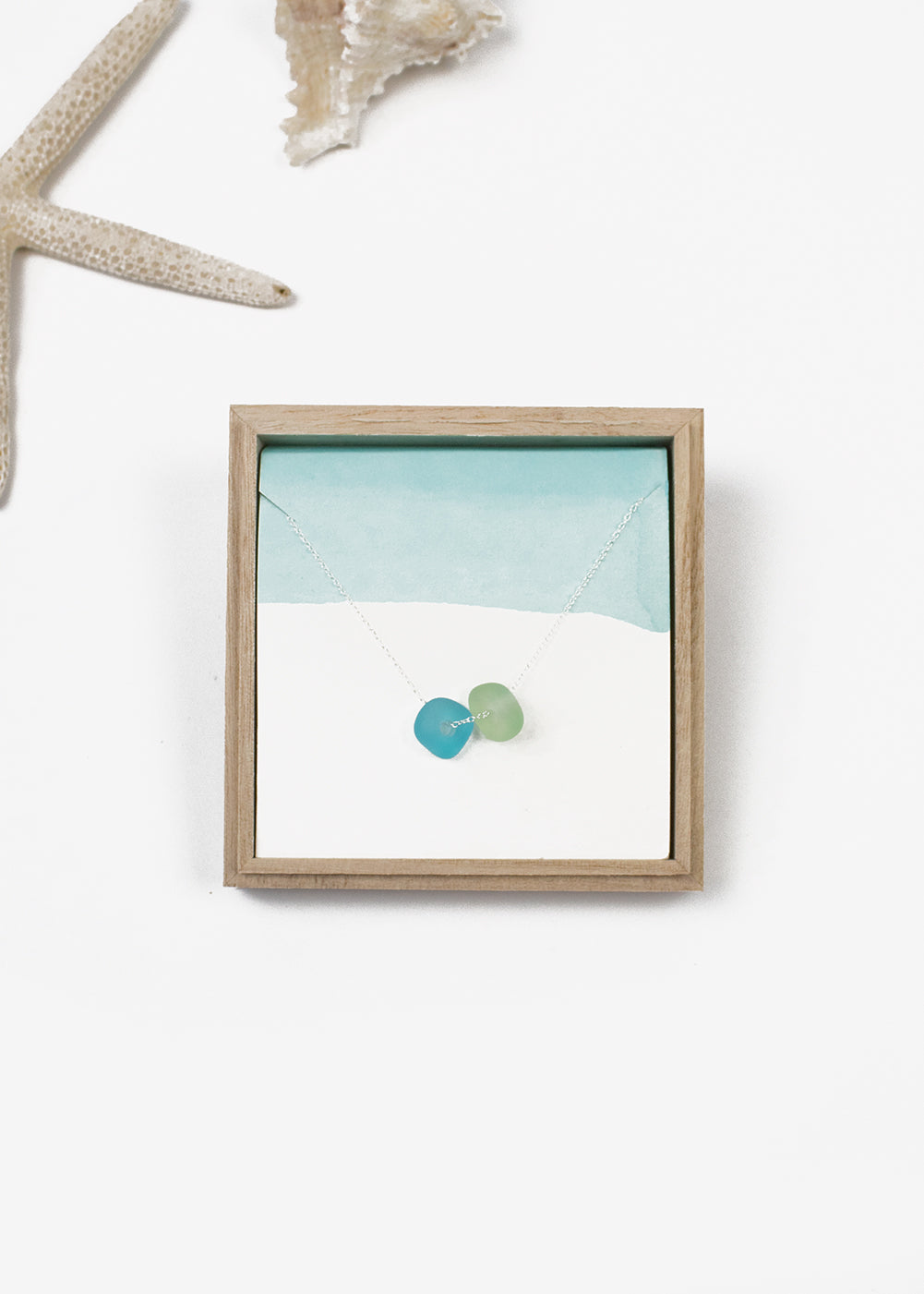 Ocean Shades Sea Glass Necklace