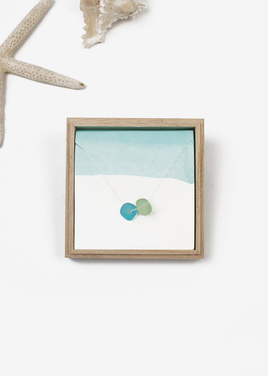 Ocean Shades Sea Glass Necklace