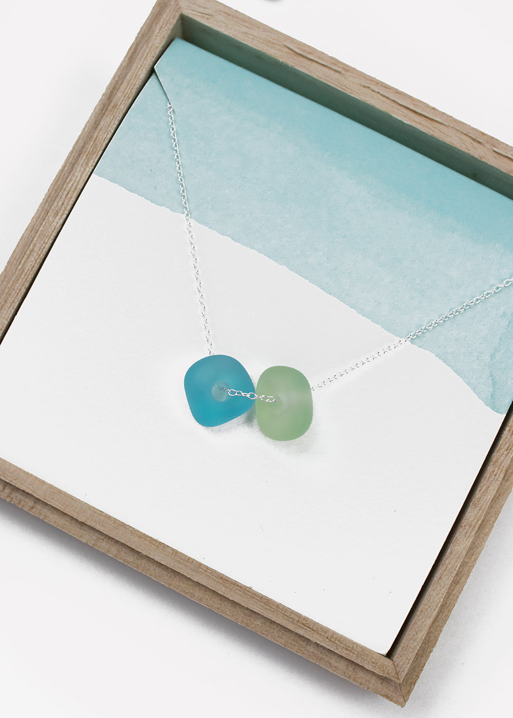 Ocean Shades Sea Glass Necklace