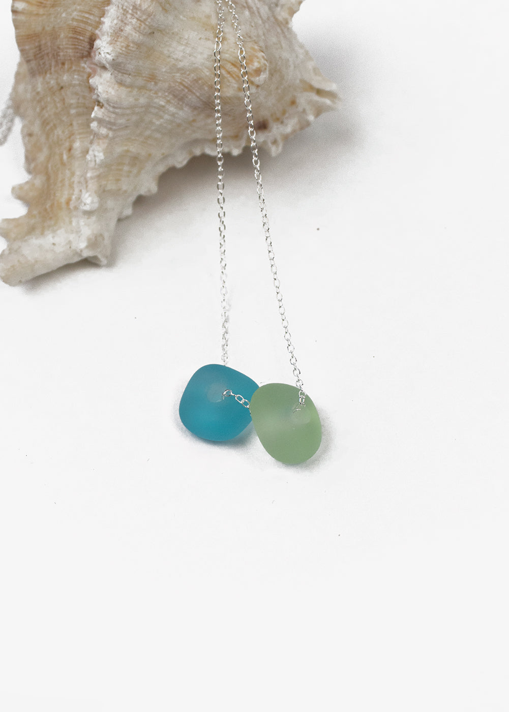 Ocean Shades Sea Glass Necklace