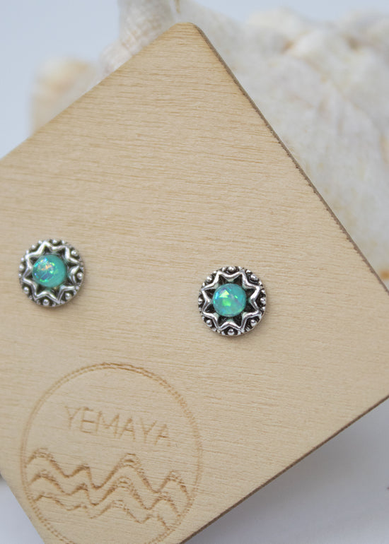 Ocean Blues Stud Earrings