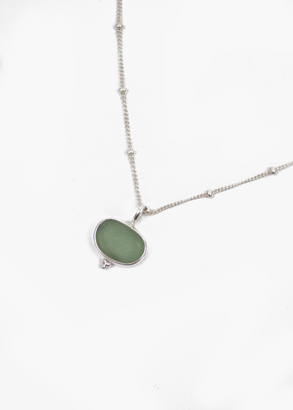 Neptune Seaglass Pendant Necklace