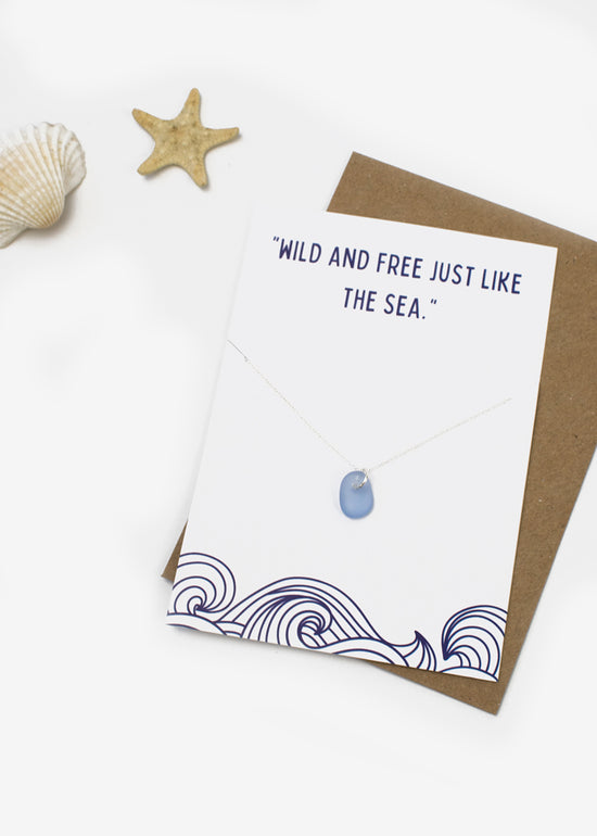 free_gift Sea Glass Necklace