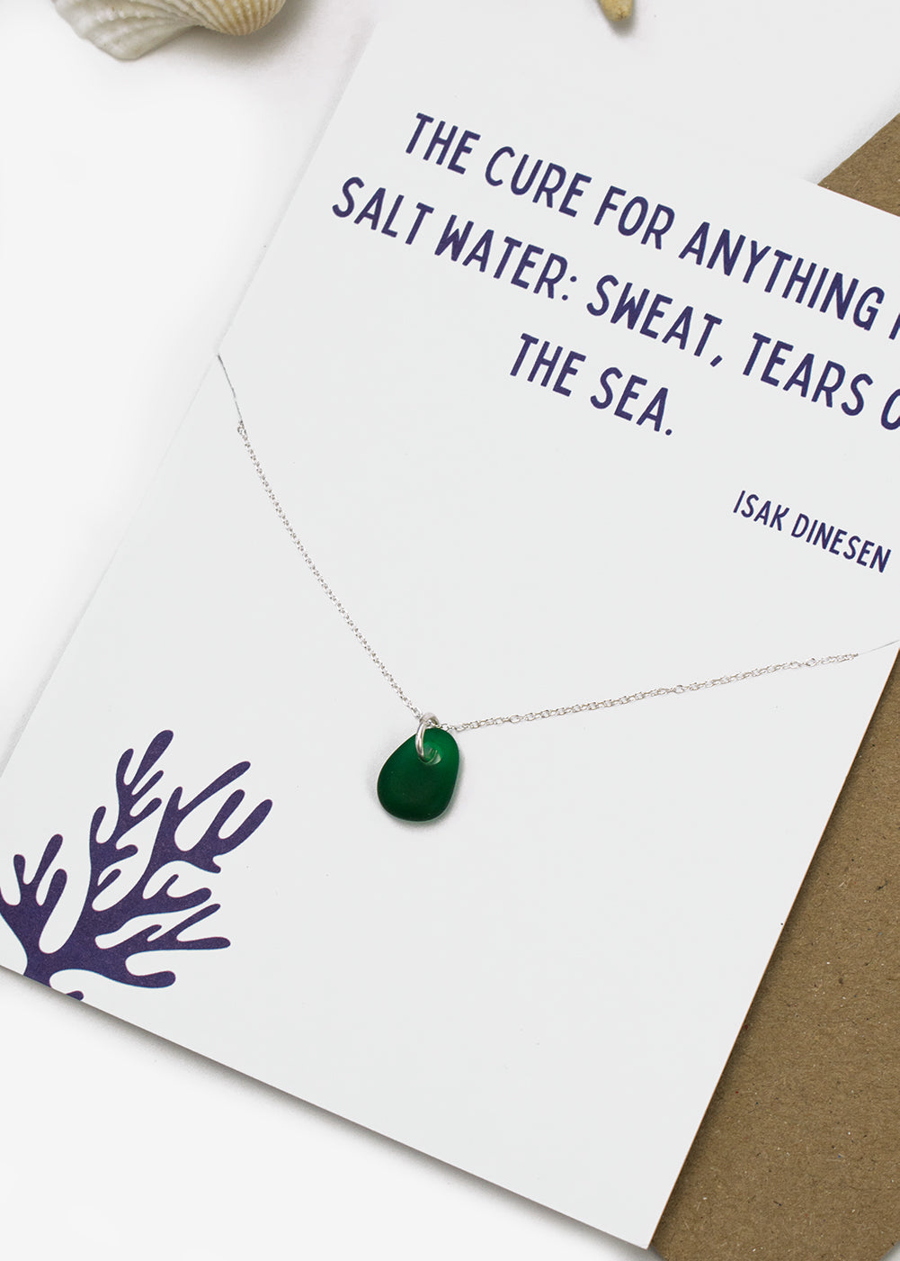 free_gift Sea Glass Necklace