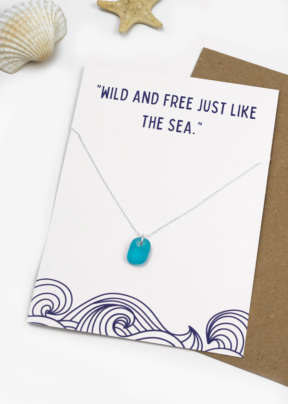 free_gift Sea Glass Necklace