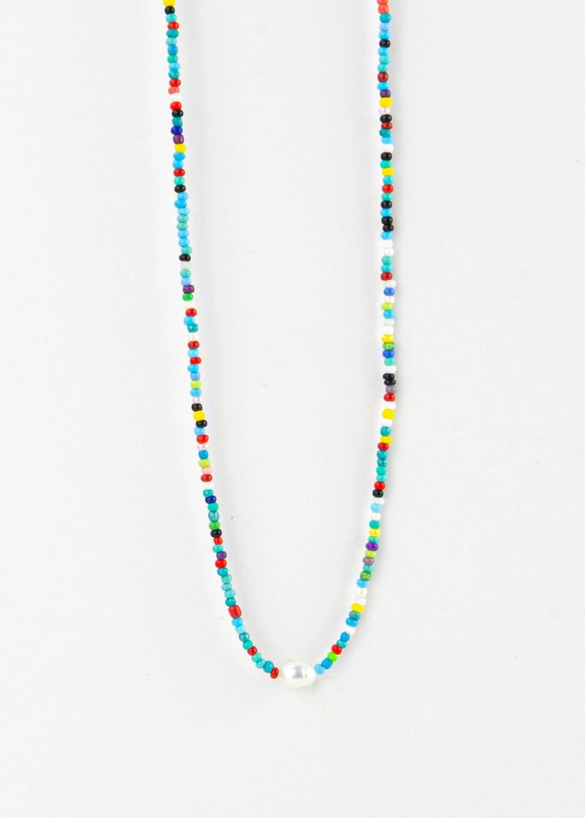 Matira Pearl Beaded Necklace