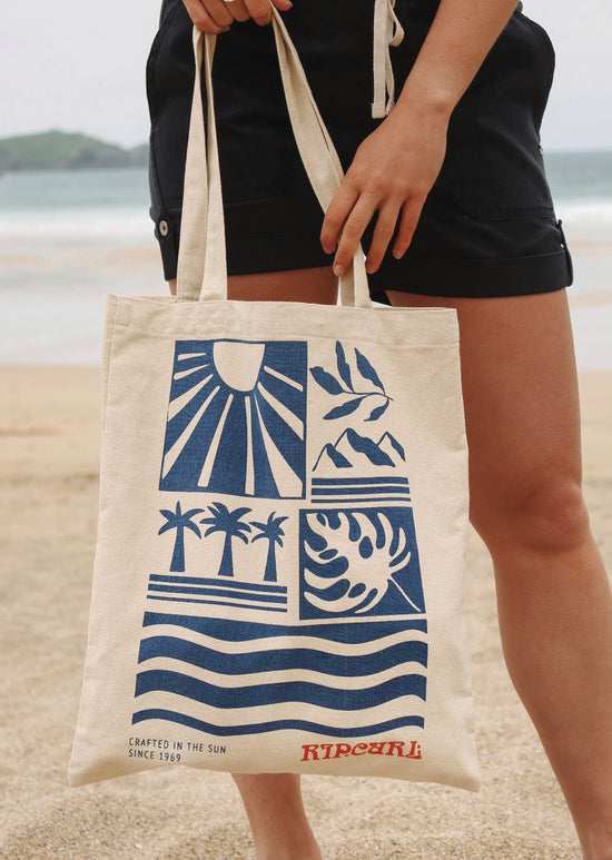 Santorini Shopper Tote Bag