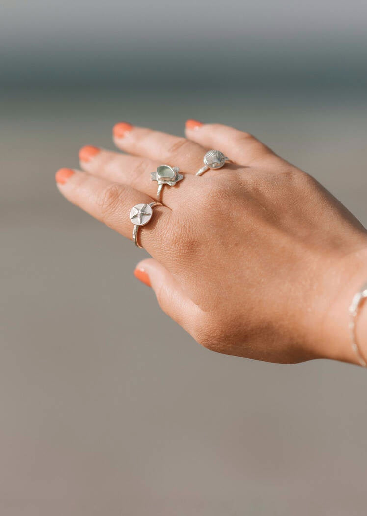 Starfish Friends Of The Sea Sterling Silver Ring