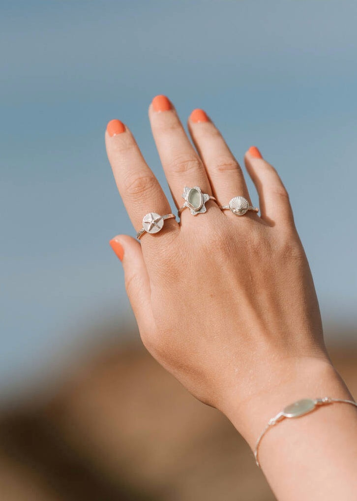 Starfish Friends Of The Sea Sterling Silver Ring