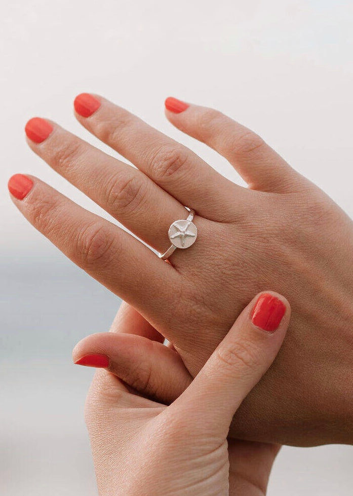 Starfish Friends Of The Sea Sterling Silver Ring