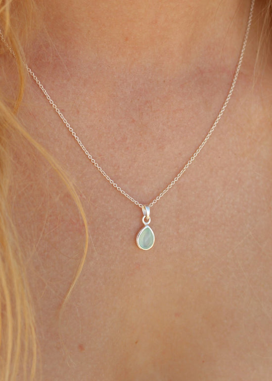 Aqua Drop Necklace by Yemaya