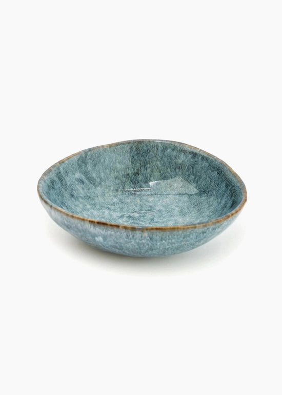 Marine Blue Reactive Glaze Trinket Dish