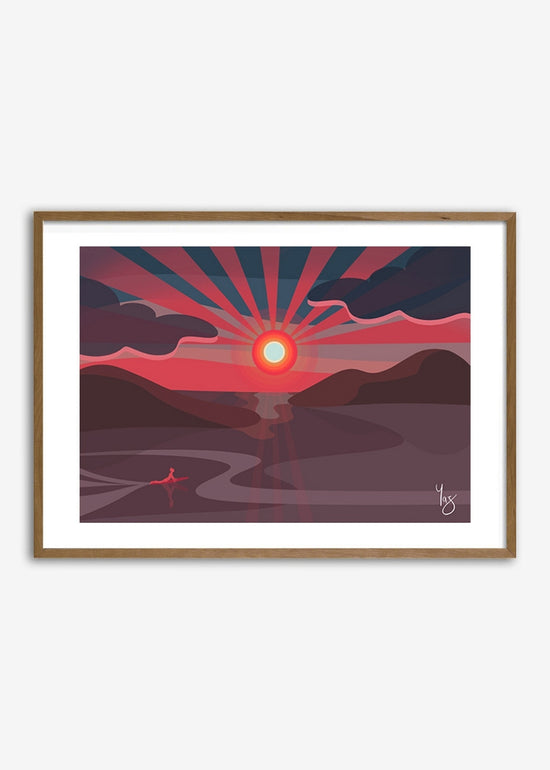 Violet Sun - Limited Edition Art Print