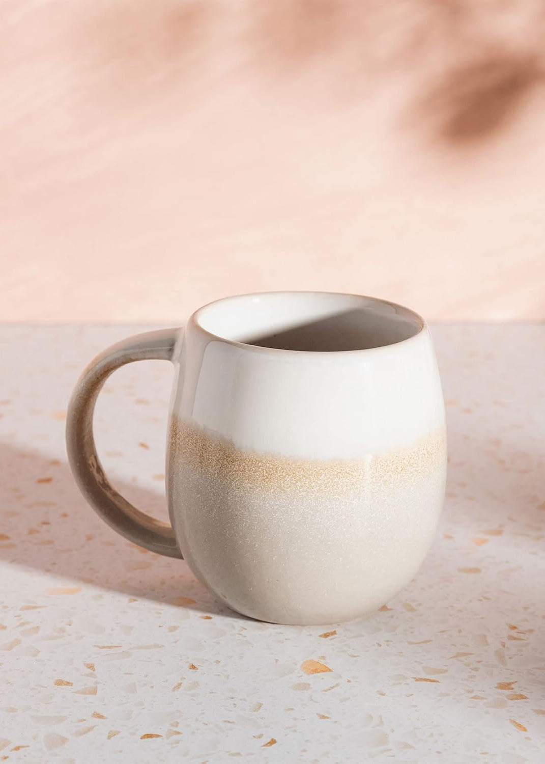 Grey Mini Dip Glazed Ombre Mug