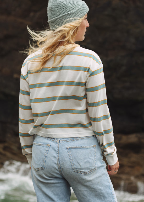 Leeward Stripe Long Sleeve Top