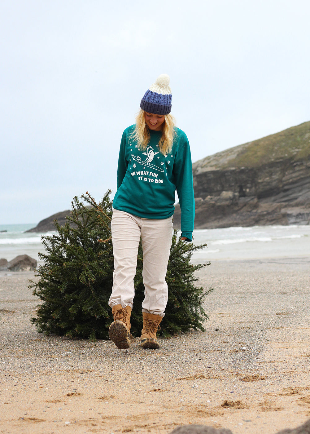 Oh What Fun It Is To Ride Christmas Sweatshirt