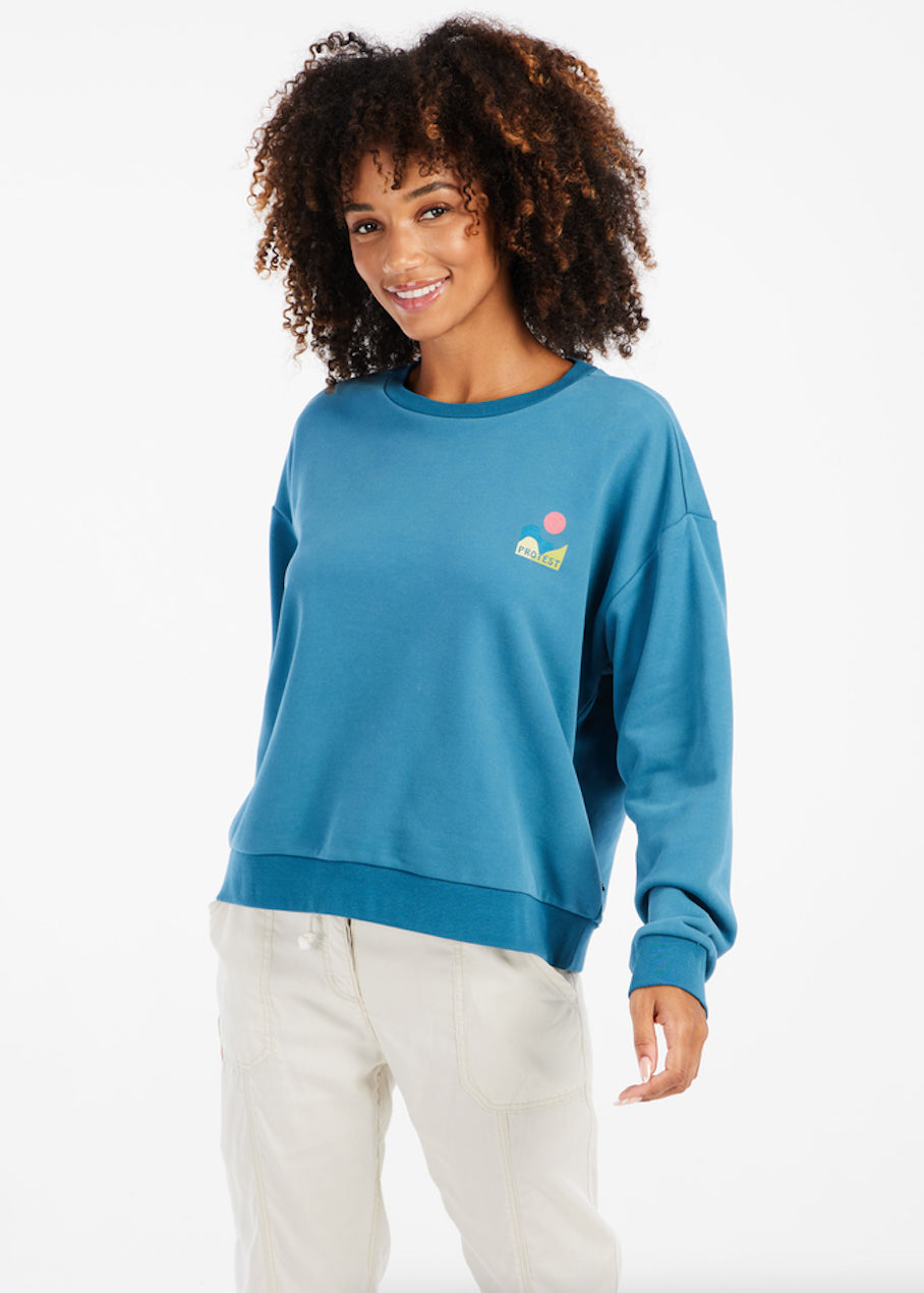 Protest Nyle Sweatshirt in Blue