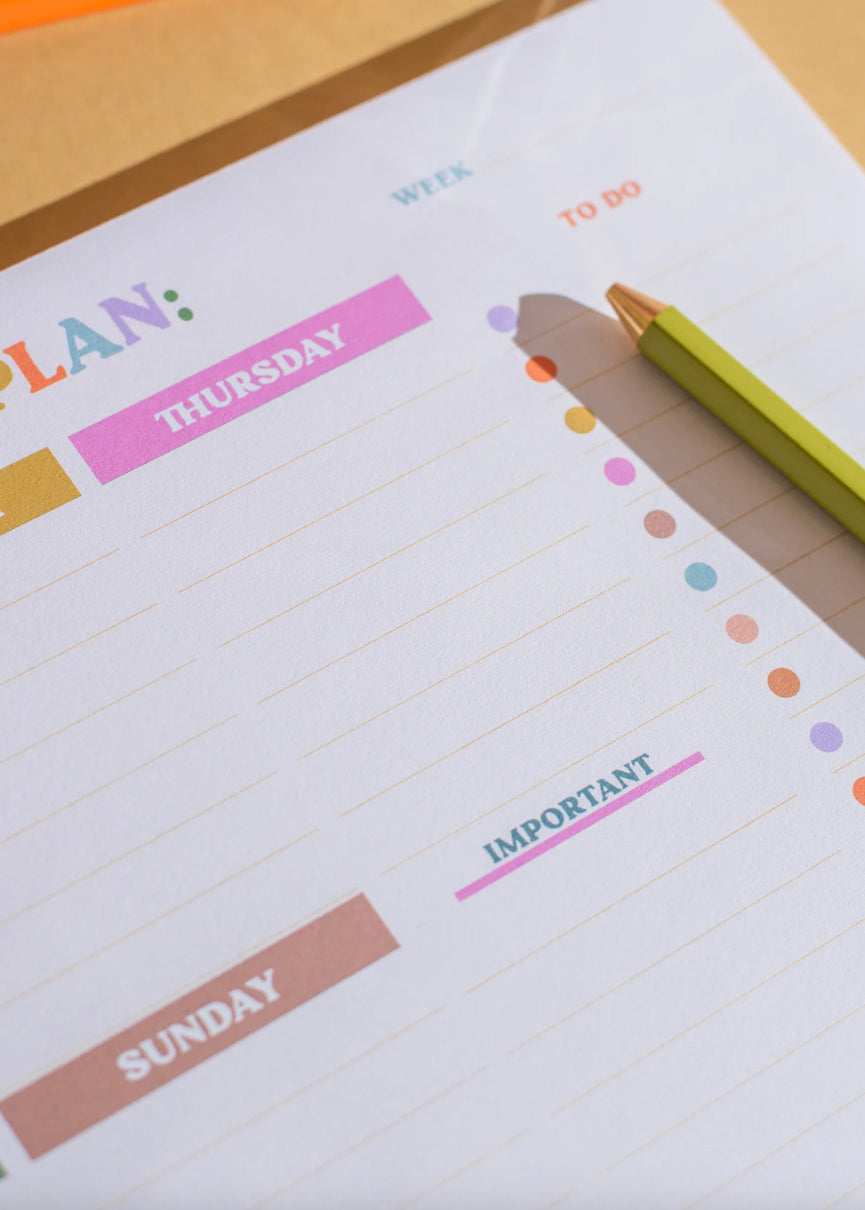 You Got This Weekly Planner Pad | Habit Tracker