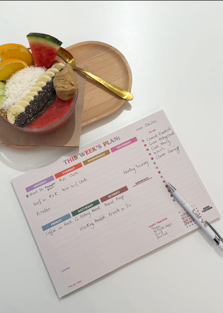 You Got This Weekly Planner Pad | Habit Tracker