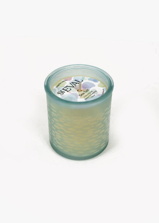 Sea Salt Beachcombing Glass Candle