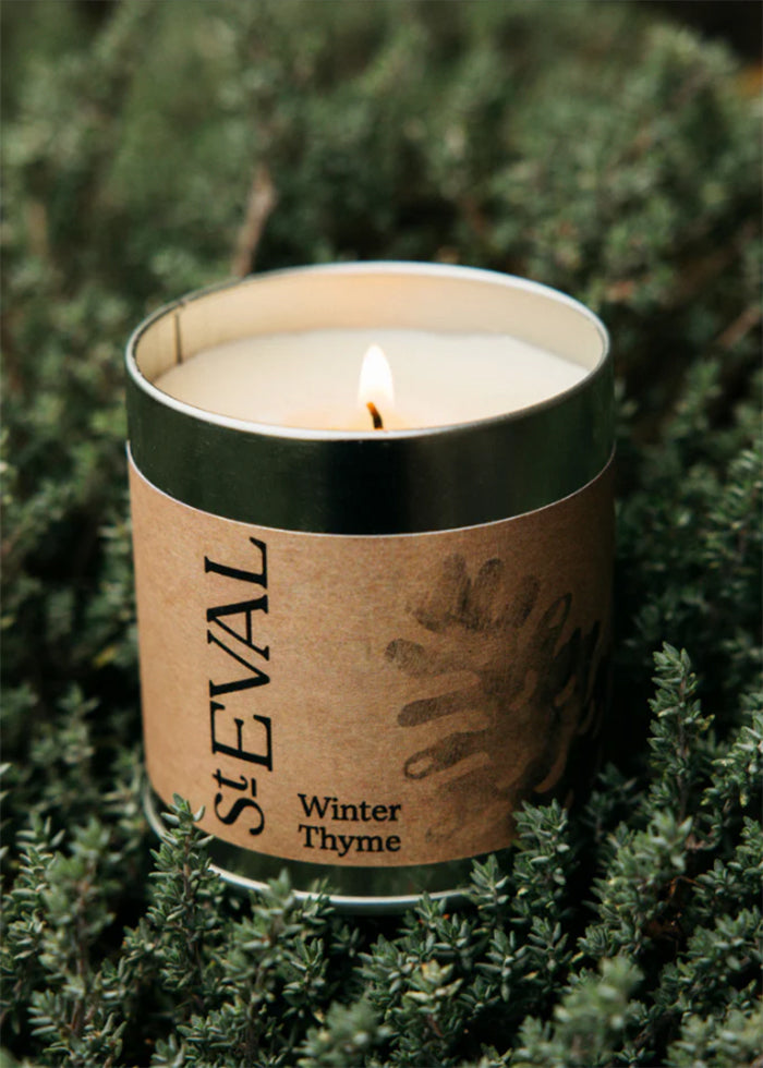 Winter Thyme Scented Tinned Candle