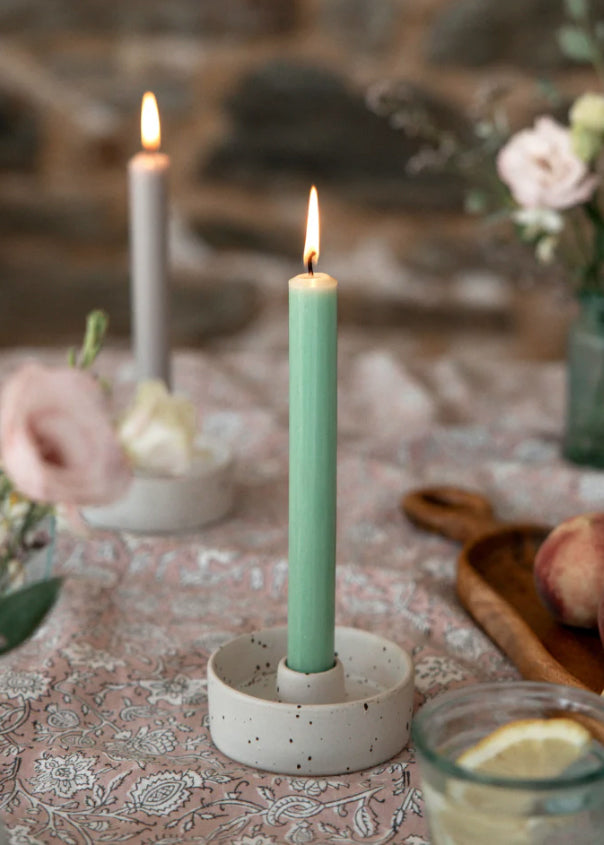 Atlantic Green Dinner Candle