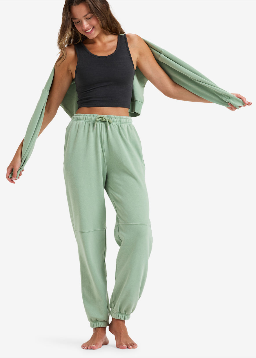 Oasis Haze Trousers in Basil