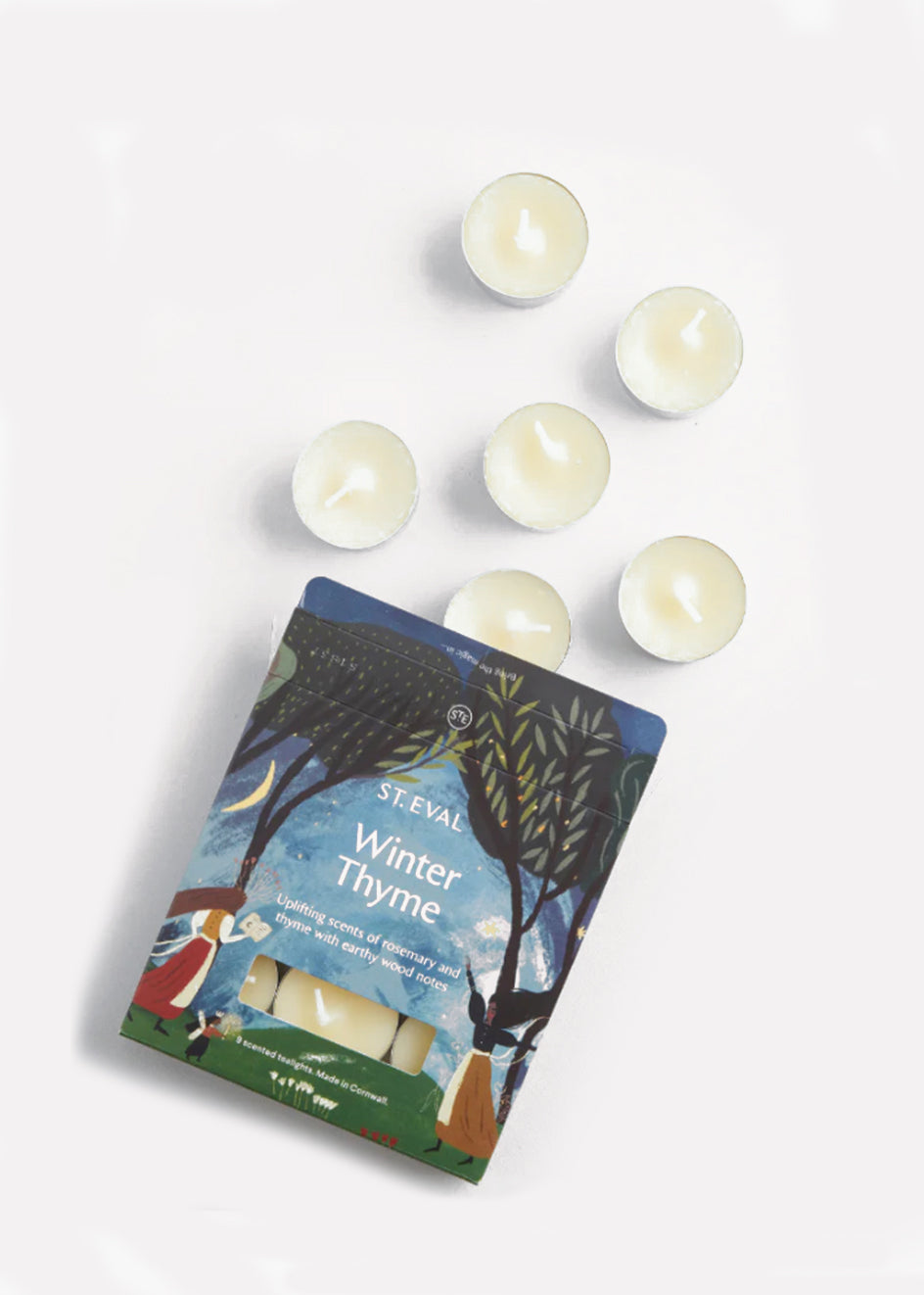 Winter Thyme Scented Christmas Tealights Pack