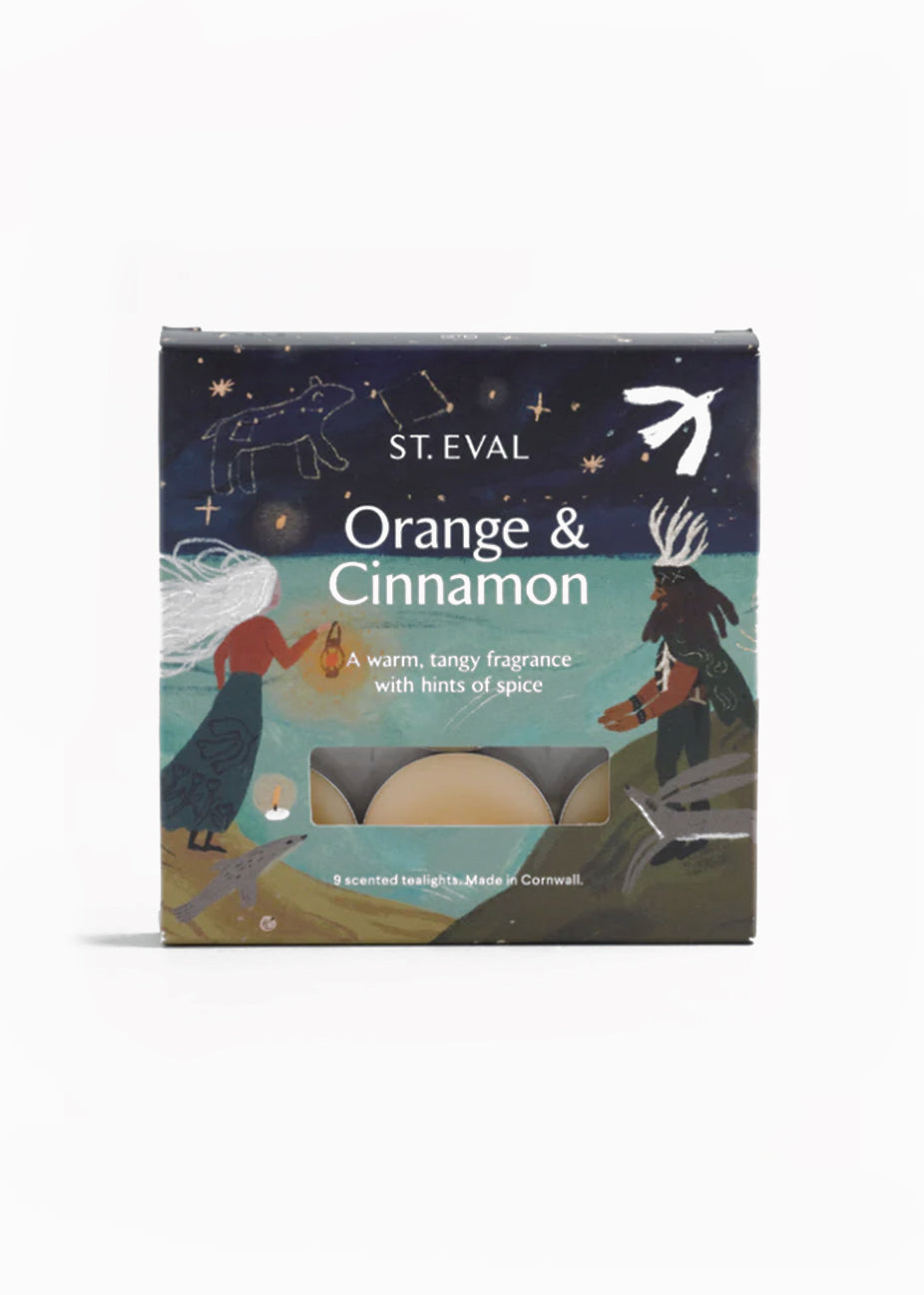 Orange & Cinnamon Scented Christmas Tealights Pack