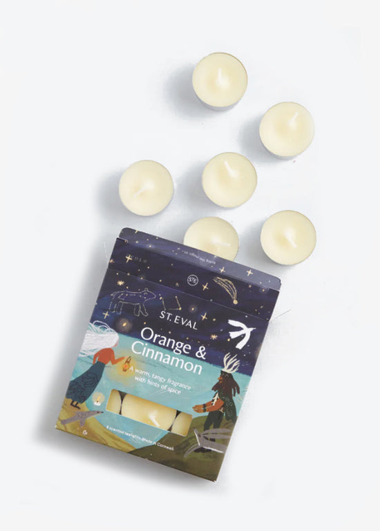 Orange & Cinnamon Scented Christmas Tealights Pack