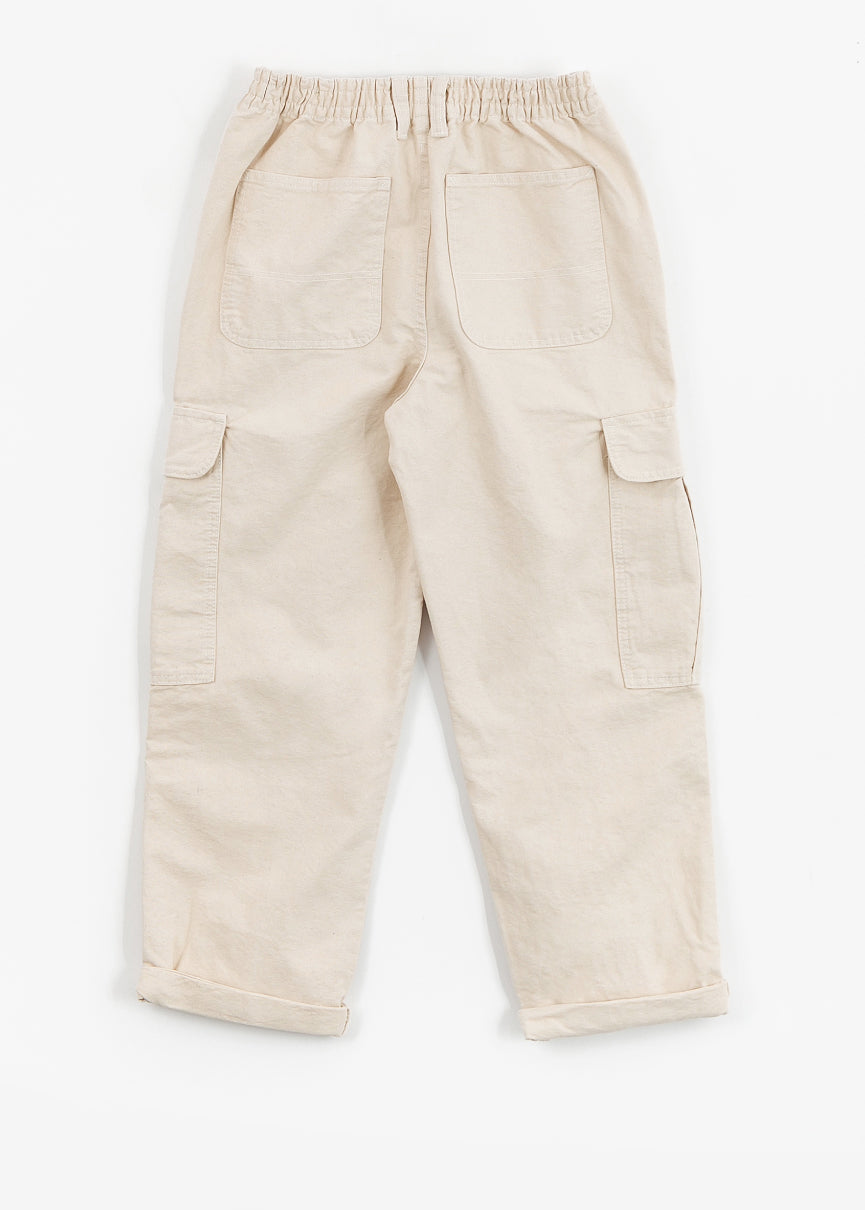 Sidewalk Cargo Trousers Natural