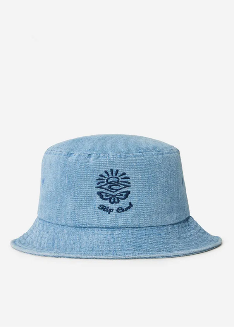 Denim Short Brim Bucket Hat