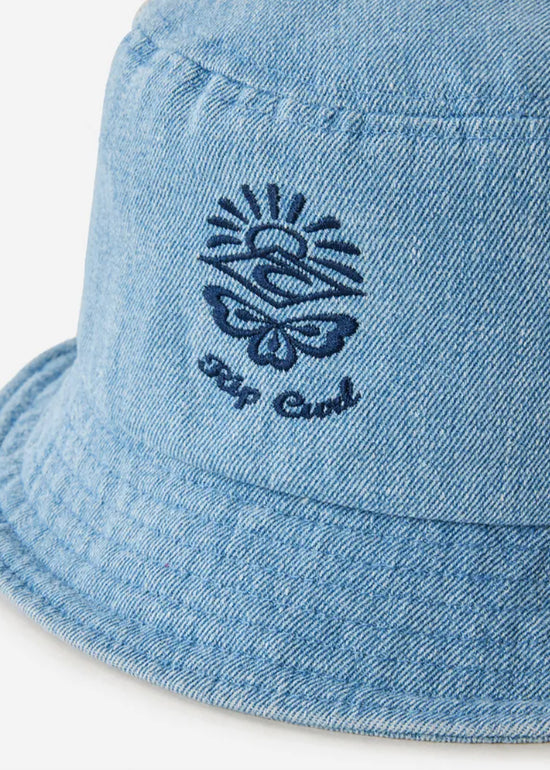 Denim Short Brim Bucket Hat