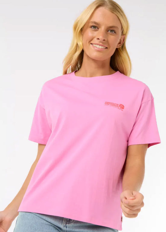 Ocean Tech Pink Relaxed Tee