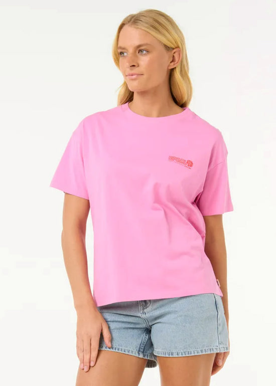 Ocean Tech Pink Relaxed Tee