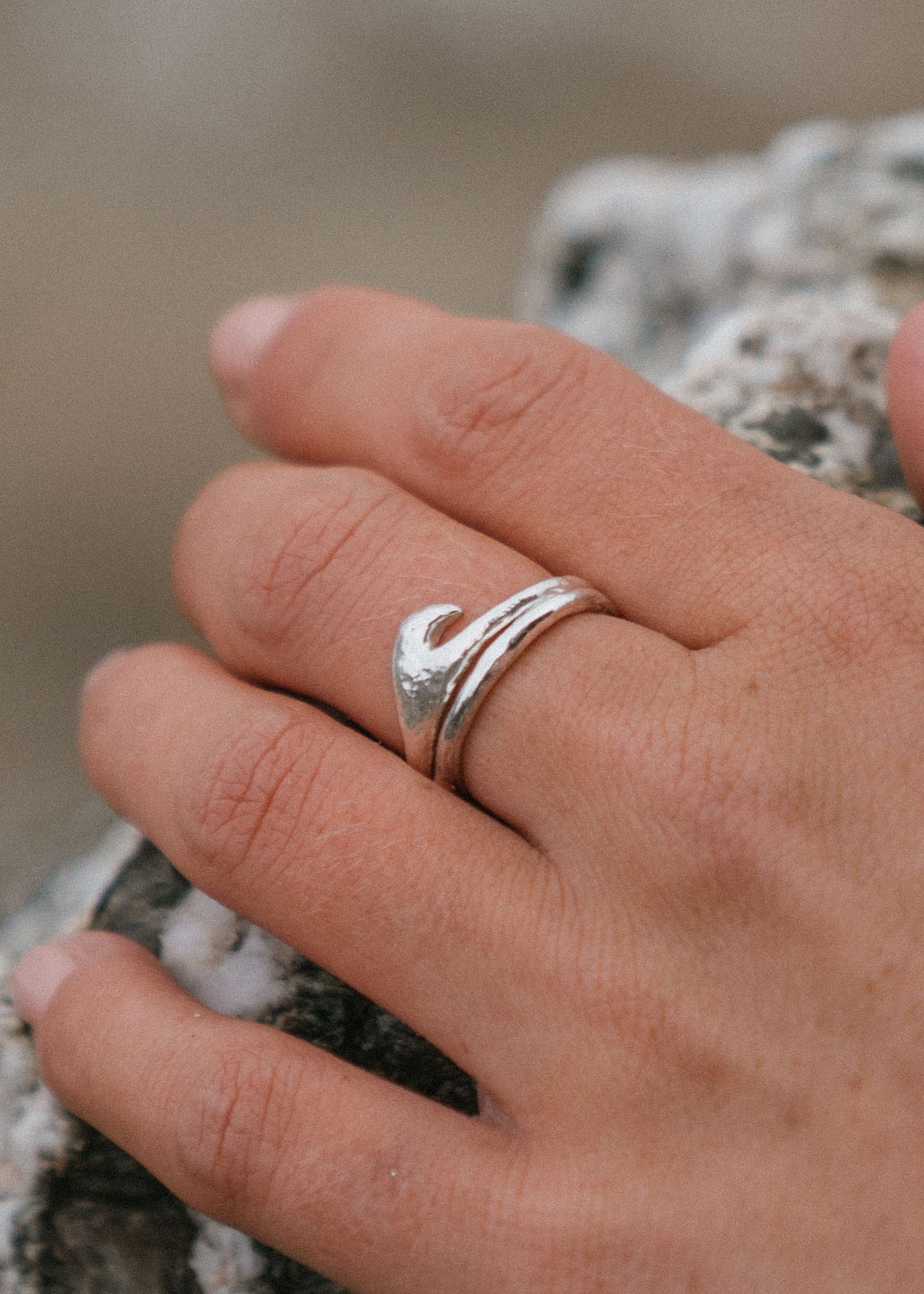 Swell Wave Ring by DaisyV Jewellery