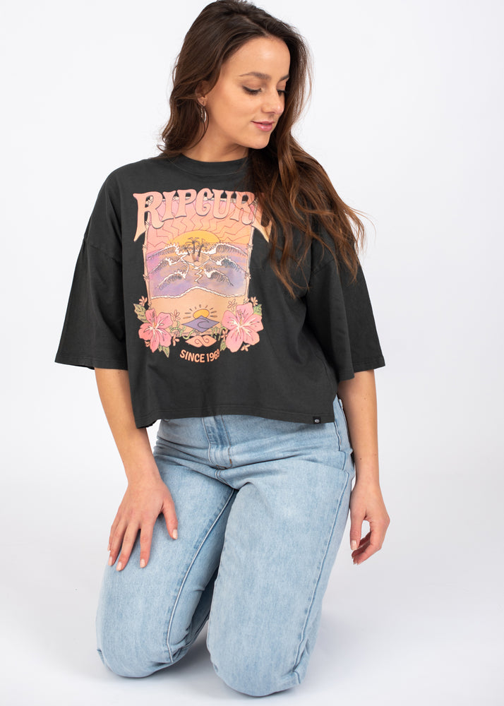 Barrelled Heritage – Beach Curl for Tee ocean Boutique by A lovers Rip The Crop shop 