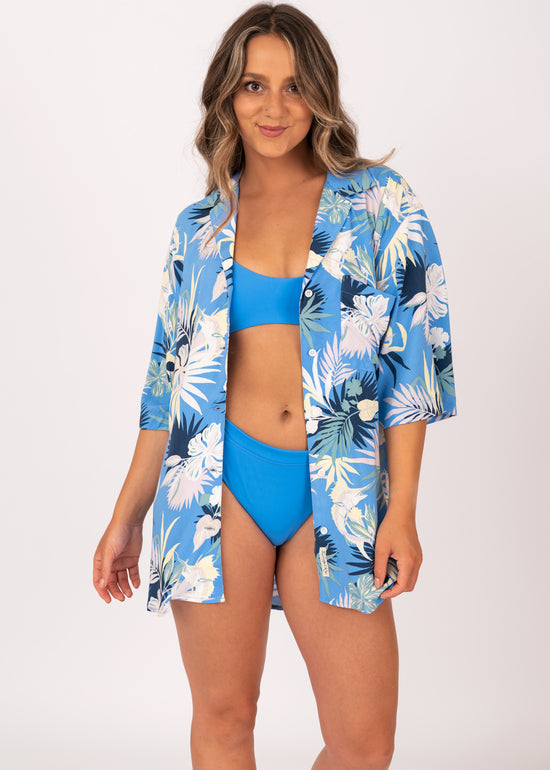 Desert Island Cover Up in Bahama Blue by Salty Crew – The Beach Boutique