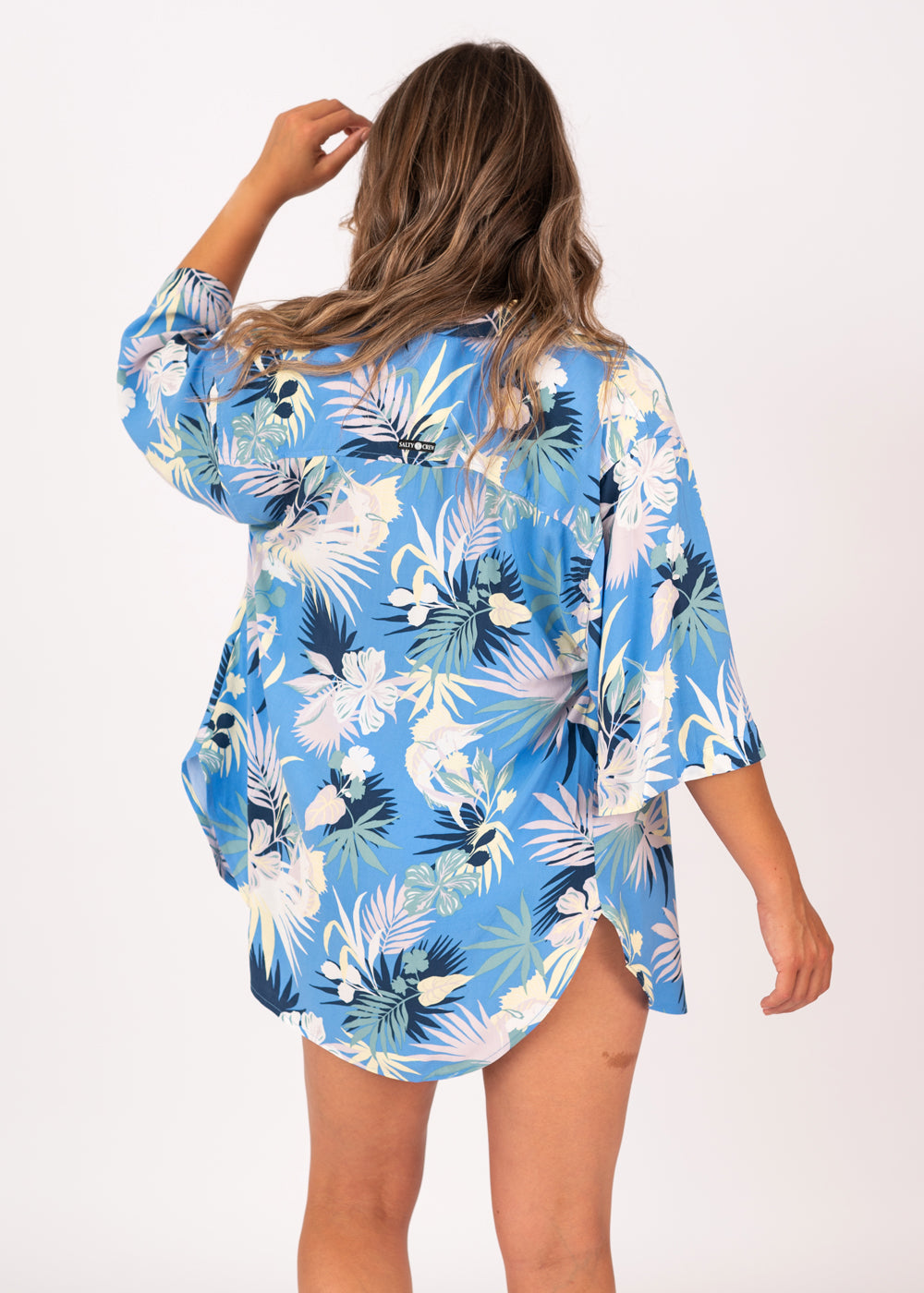 Desert Island Cover Up in Bahama Blue by Salty Crew – The Beach