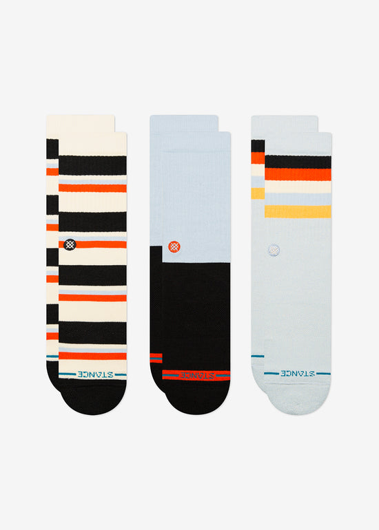 Weekly Grind 3 Pack Ice Blue Socks