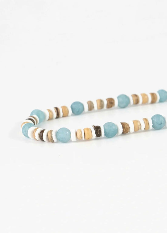 Manta Point Natural Beaded Necklace