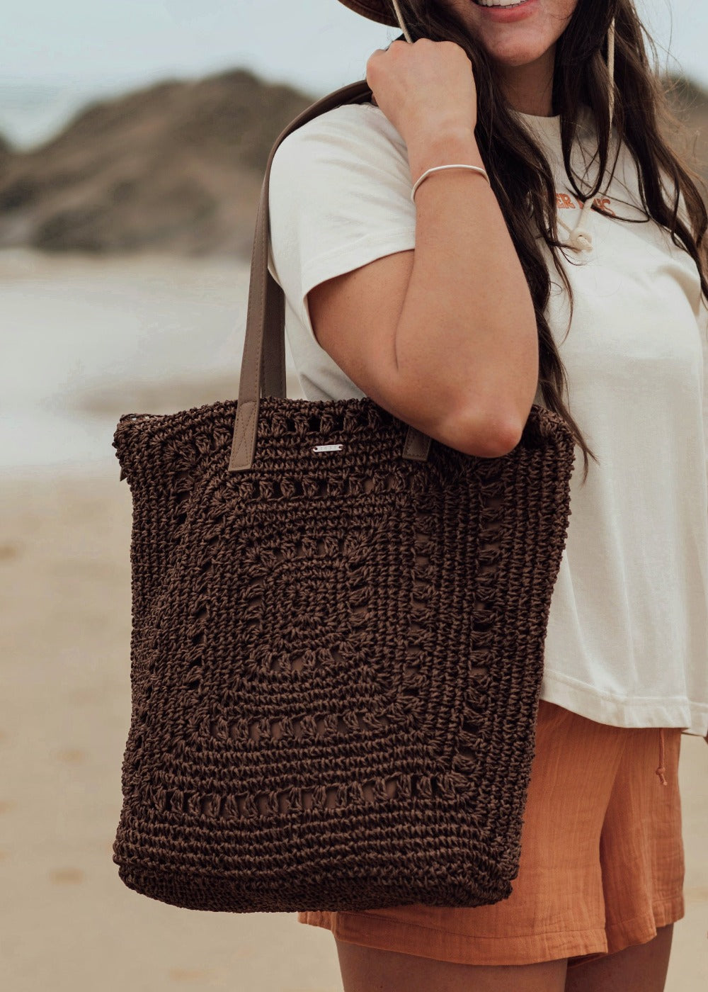 Coco Cool Woven Tote Bag