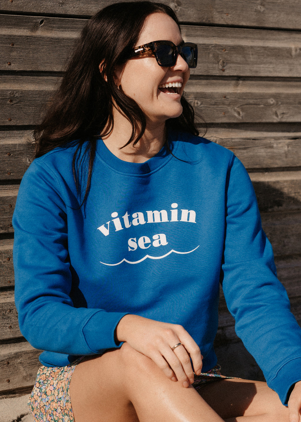 Organic Vitamin Sea Sweatshirt | on sale Vitamin Sea | Ocean Lover Gift | Beach Lover Gift | Beach Sweatshirt | Organic Cotton Sweatshirt